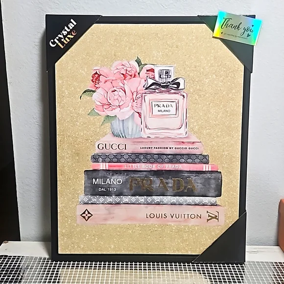 Lux Framed Canvas Art - Picture 1 of 2